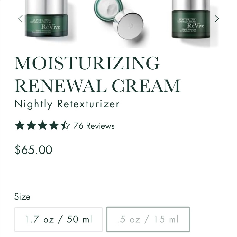ReVive Moisturizing Renewal Cream